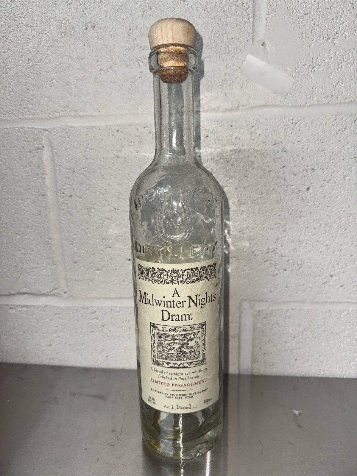 High West A Midwinter Nights Dram Act 11 Scene 12 EmptyBottle Limited Engagement