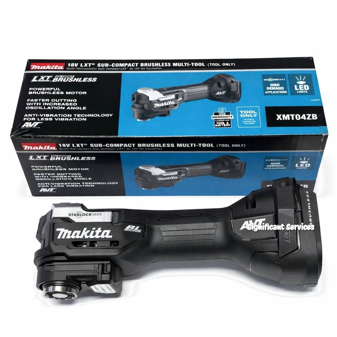 Makita XMT04ZB 18V LXT Li-Ion Compact Brushless Cordless StarlockMax Multi-Tool