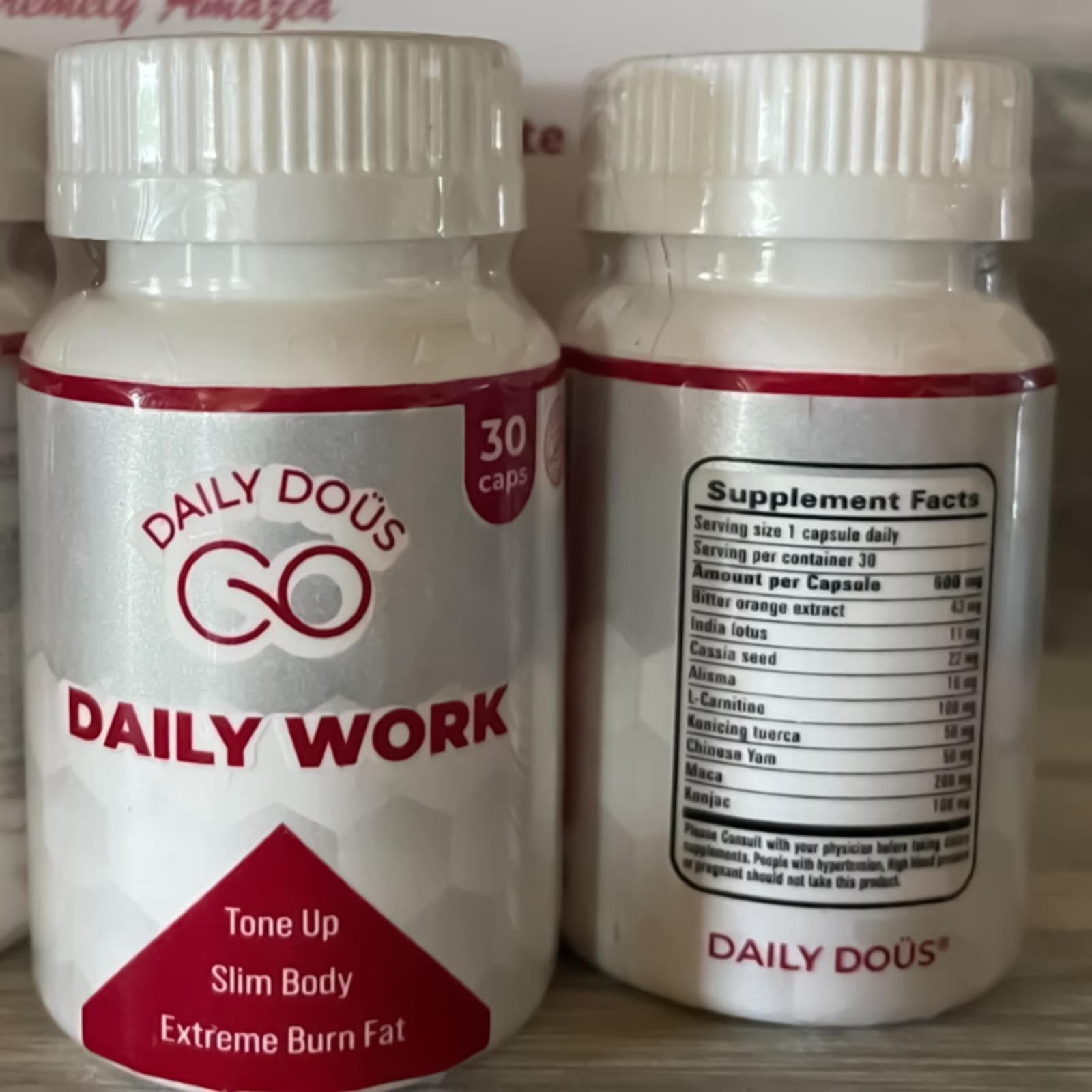 Daily Work Pills *** Brand New and Sealed *** by Daily Dous / Skinny 365