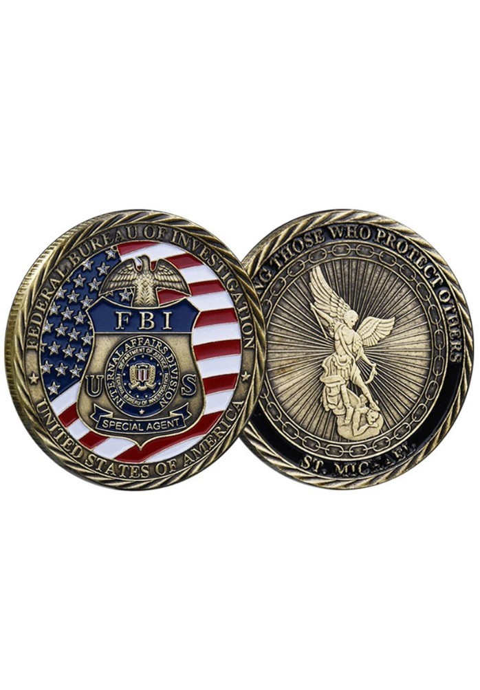 Challenge Coin  FBI Federal Bureau Investigation In Hand US Free Ship