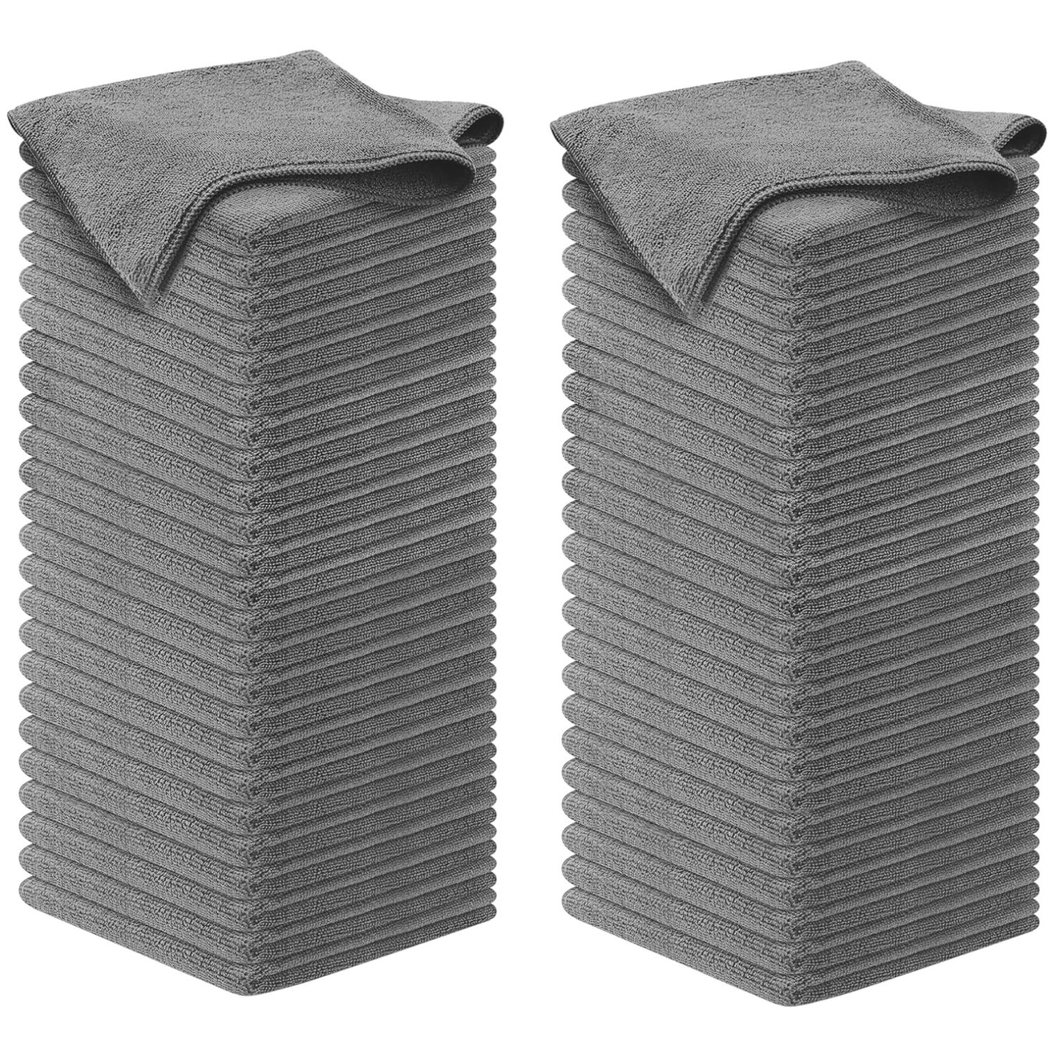 Rapid Dry Microfiber Cleaning Cloths 12.5"x12.5" - 100 Pcs