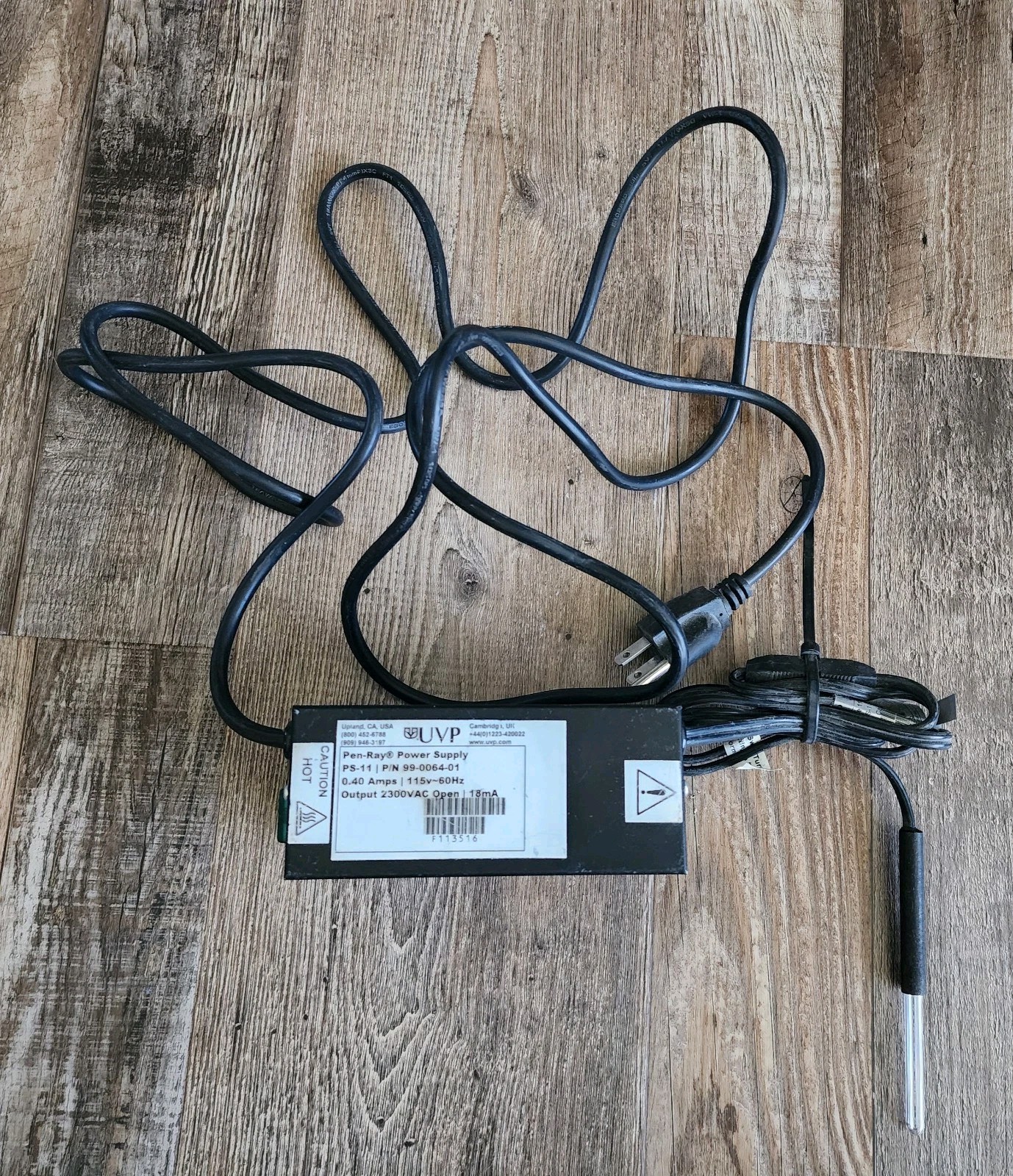 Analytik Jena US 90-0012-01,  UV Lamp, 254 nm, 2.13 Inch, Used With Power Supply