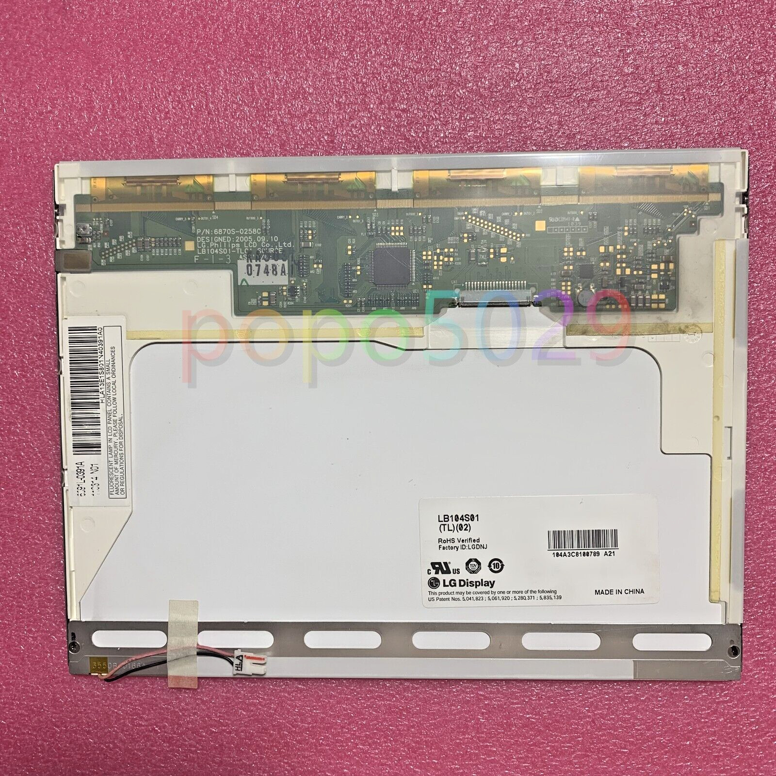 LB104S01-TL02  original industrial display LCD screen  10.4-inch, Fast Shipping
