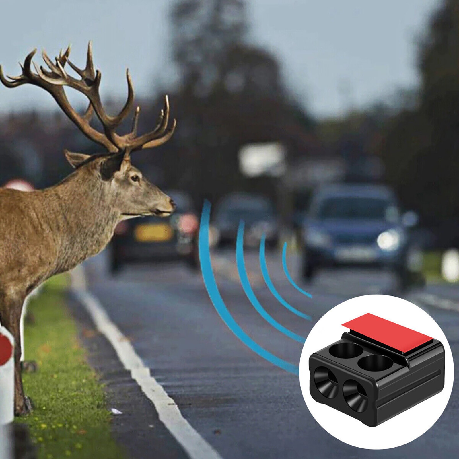 8 Deer Whistles Ultrasonic Wildlife Warning Device Animal Siren For Car Trucks