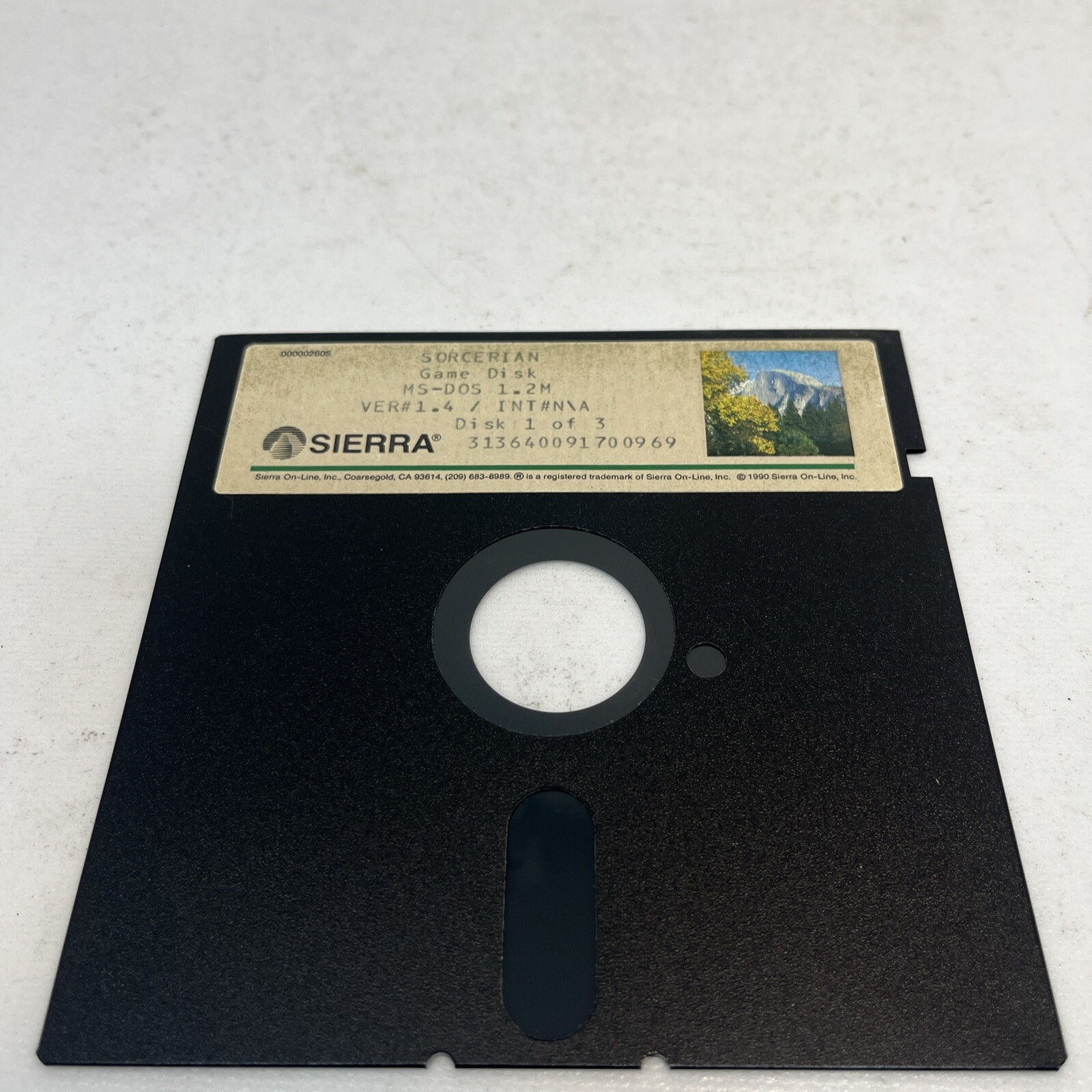 Sierra Sorcerian 5.25" Floppy Discs - 3 Discs - Untested