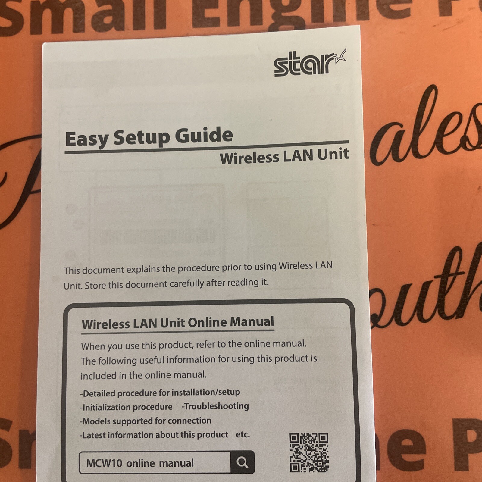 New Star Micronics MCW10 Wireless LAN Module Unit mCP31W, mCP21W, TSP143IV