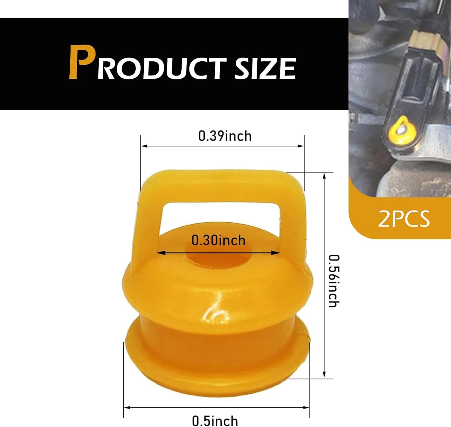 2 PCS Shift Cable Linkage Bushing, Transmission Shifter Cable Bushing Rubber Rep
