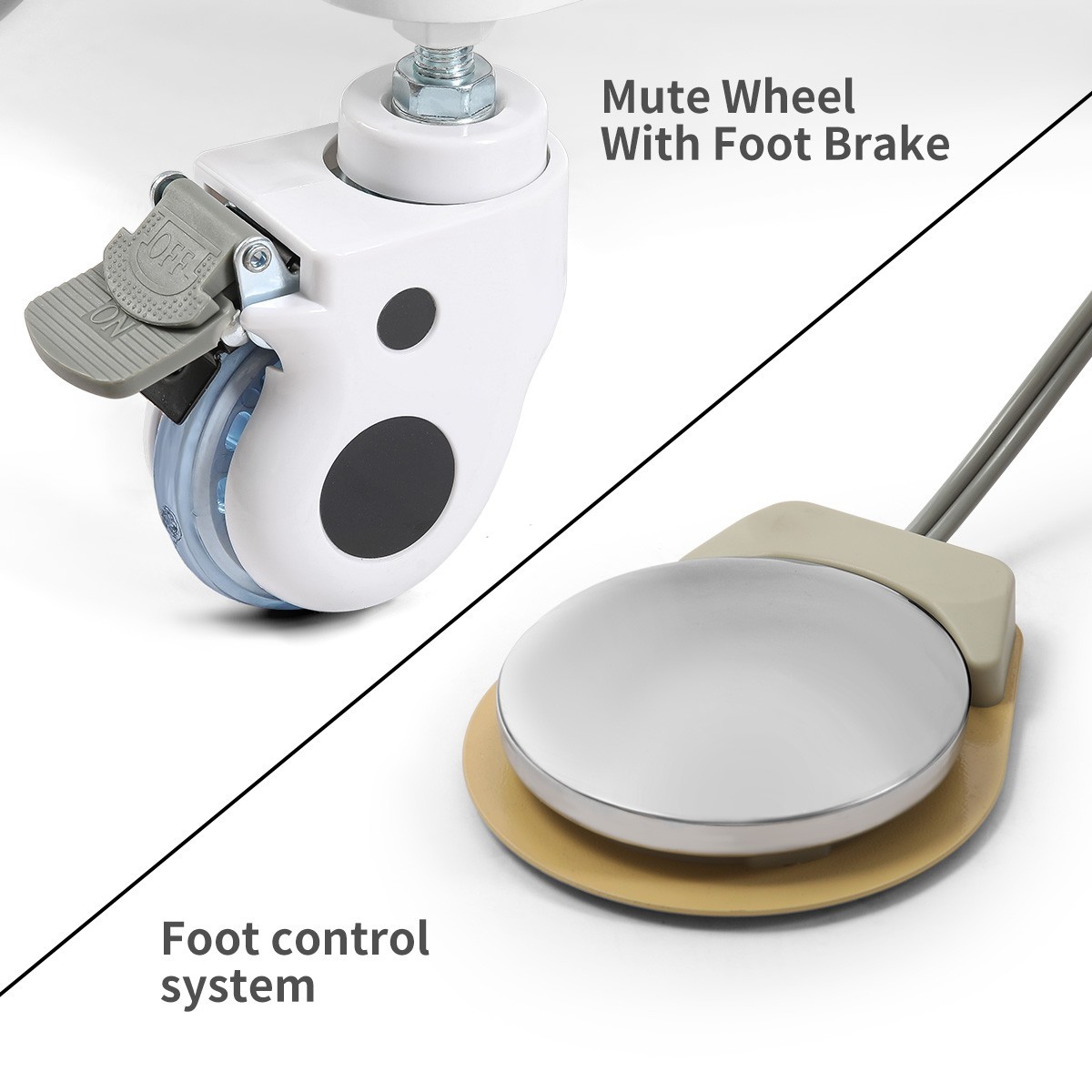 Dental Delivery Mobile Unit Air Compressor Light Curing scalers Suction System