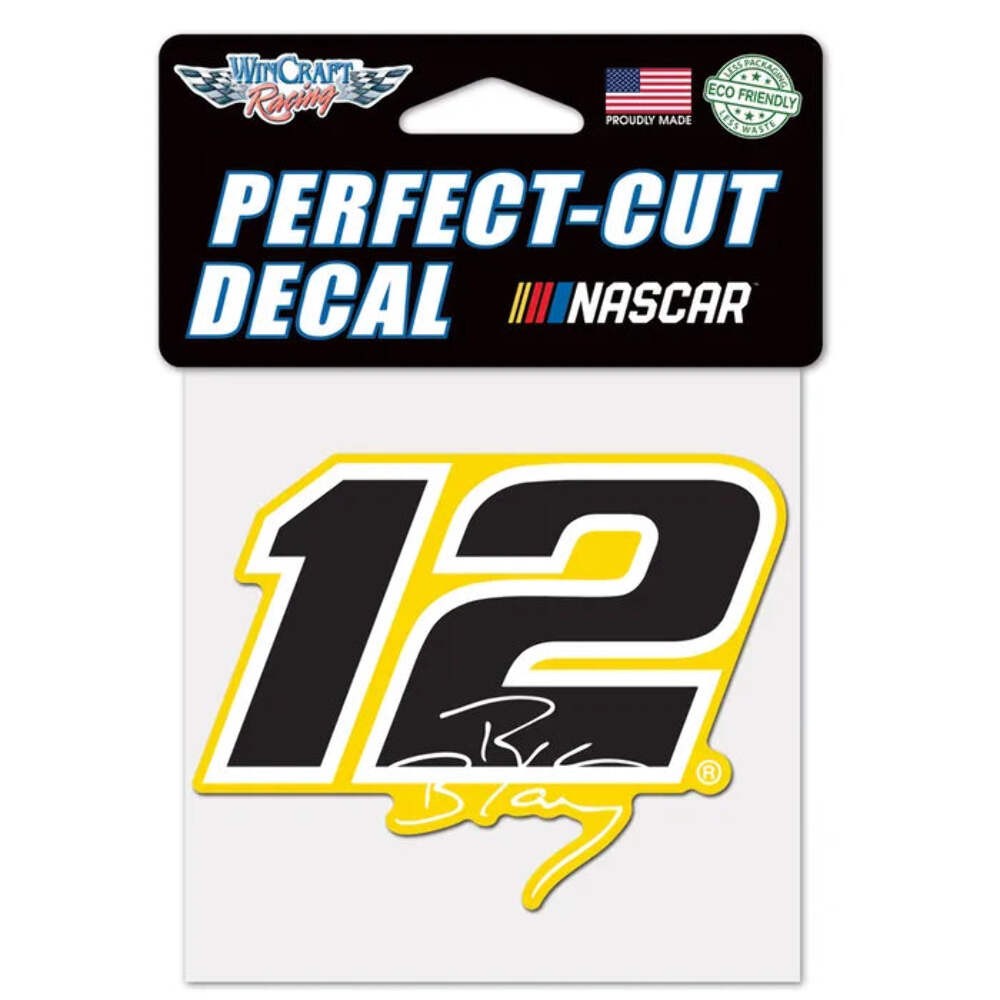 Ryan Blaney Perfect Cut Color Decal 4" x 4"
