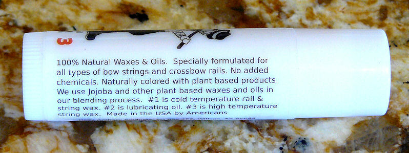 Natural String & Rail Wax plus Lanyard .. Compound or Crossbow Hobo Archery