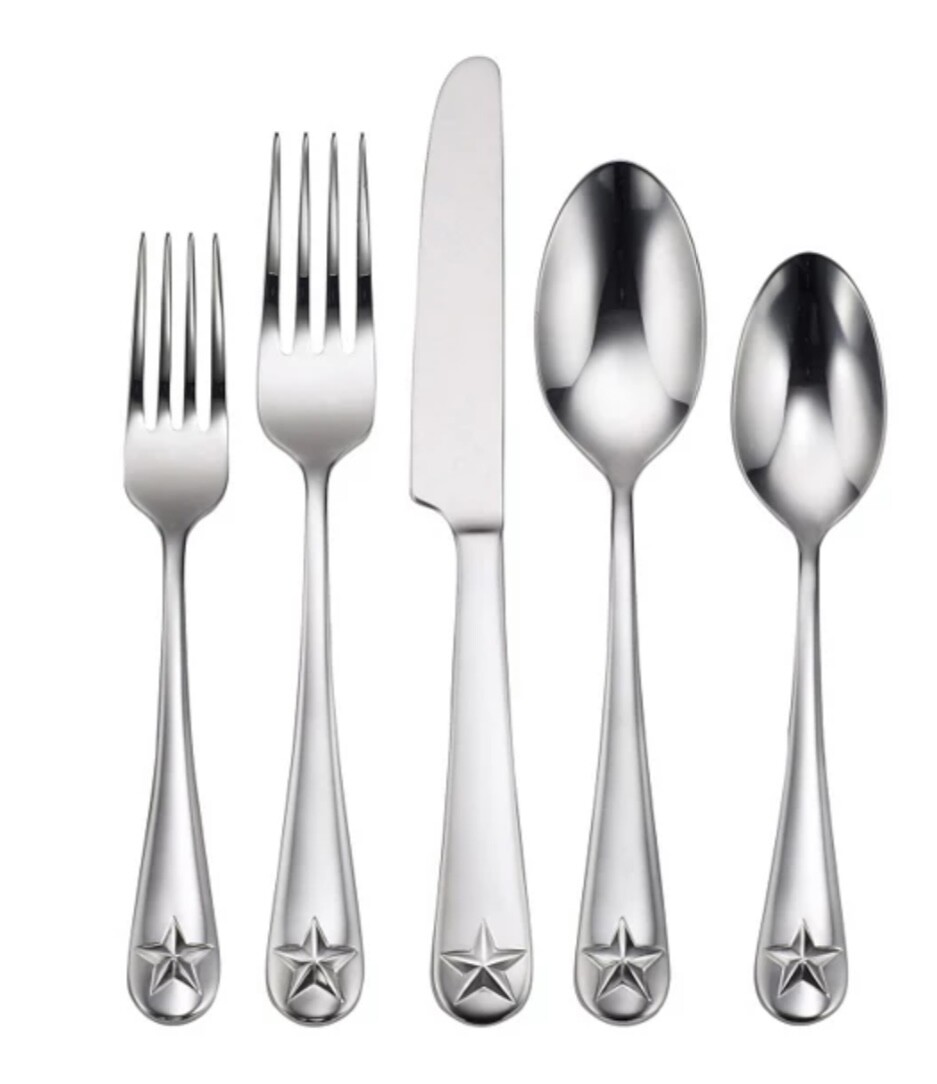 Oneida TINDRA Star  45 -pc Flatware Set - Serv for 8 incl 5 Serving pieces -New