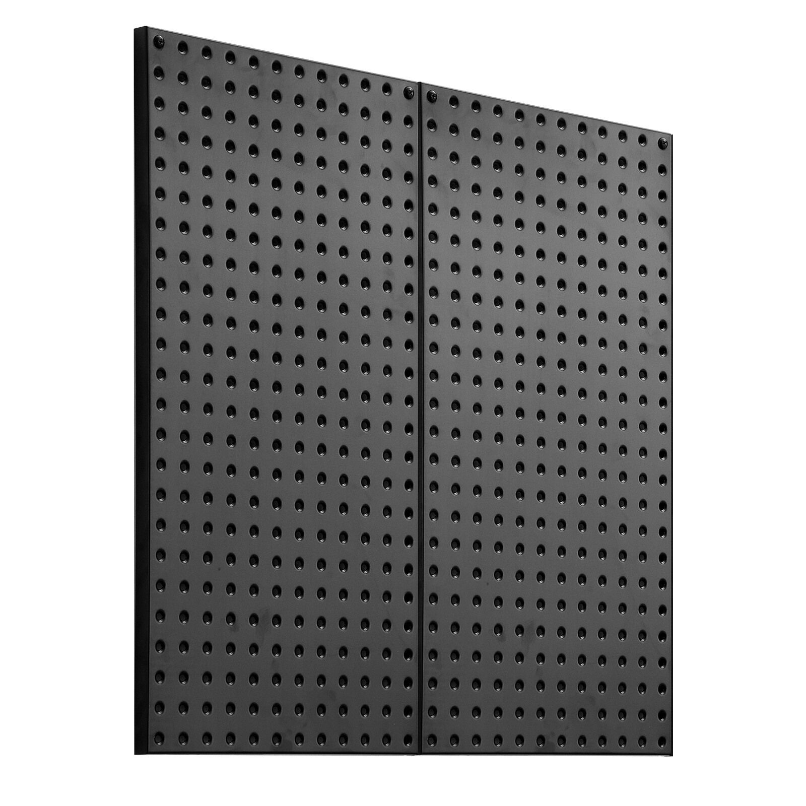 Uimoso Metal Pegboard Set 2 Pieces 24" x 12" Wall Mount for Tool Organization