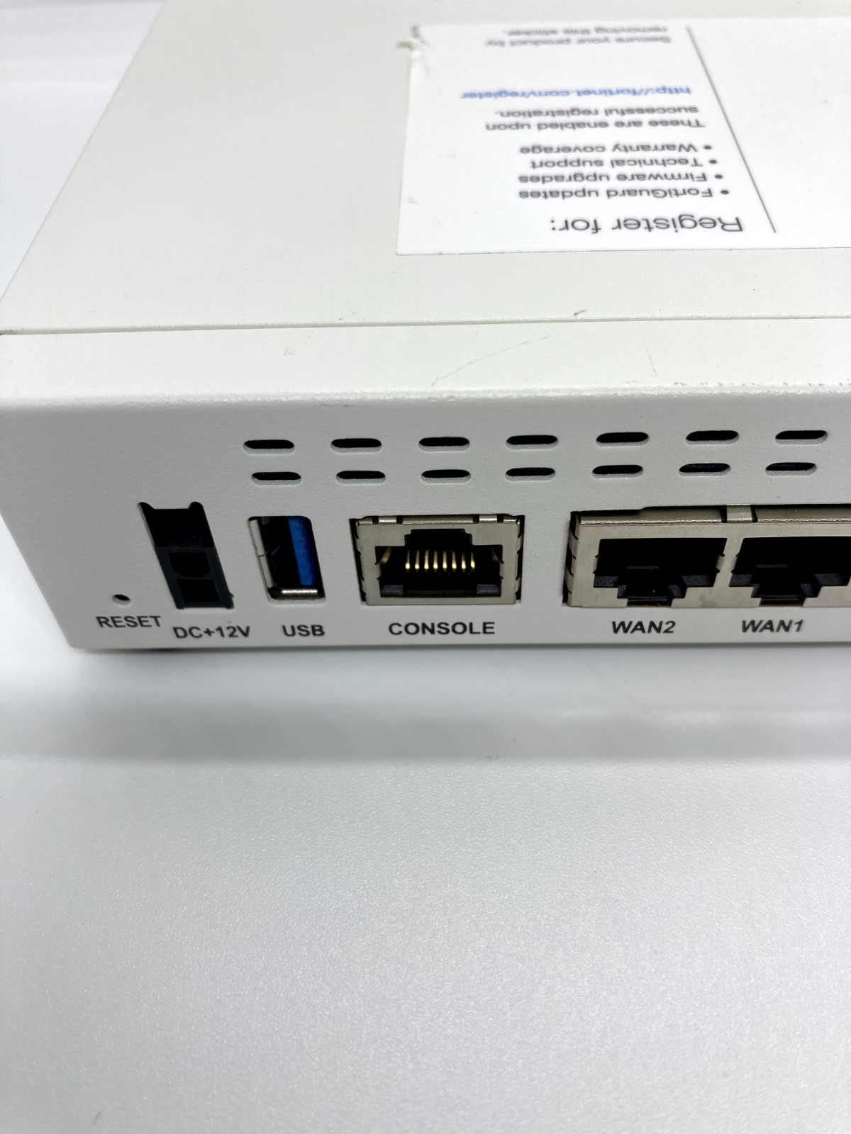 Fortinet Fortigate-60E Network Security Firewall Initialized FG-60E w/Adapter JP