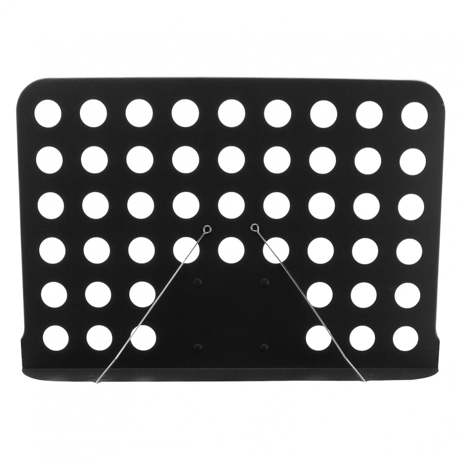 Black Foldable Height Adjustable Music Stand, 31.5-55.9 in, 360° Rotation