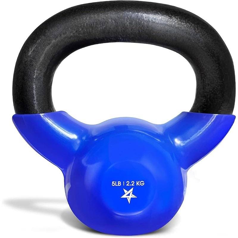 High Quality Cast Iron Kettlebell Flat Bottom Durable Handle Strength Training