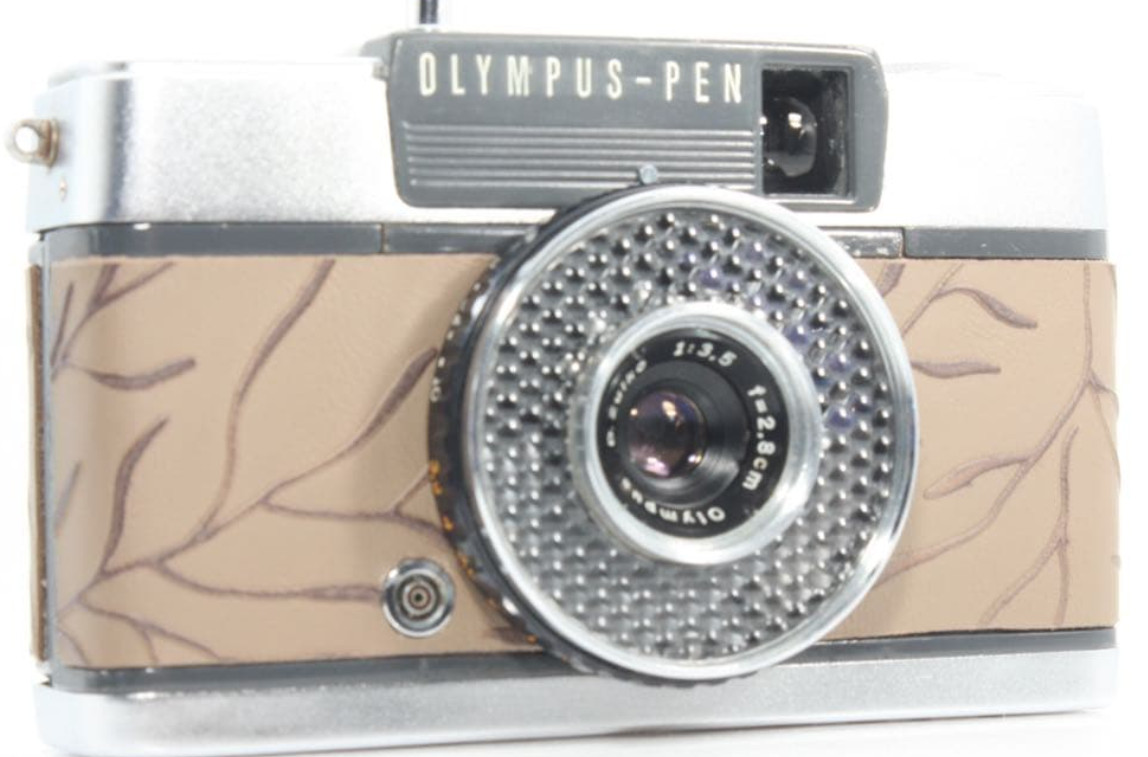 Olympus PEN-EE Half Frame Film Camera Remake Leather Tested From Japan