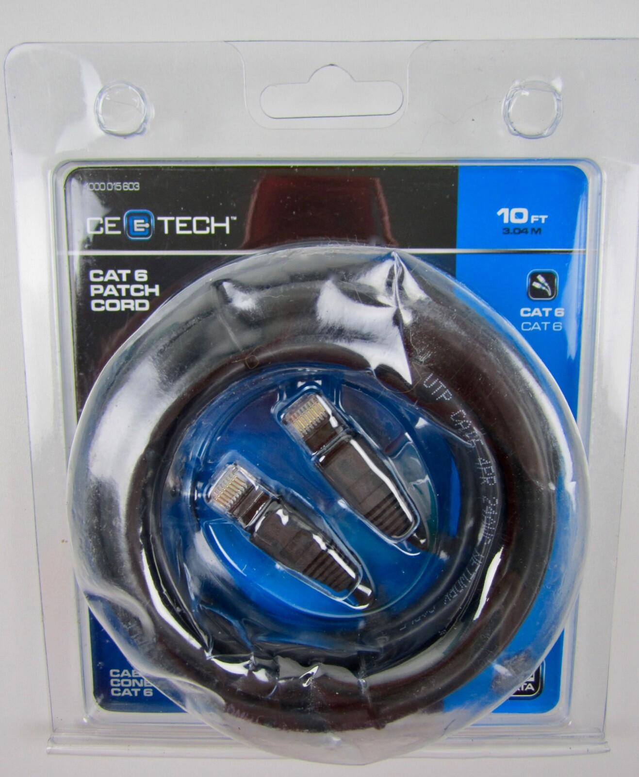 *** Brand New! Black 10ft CE TECH CAT6 Patch Cord ***