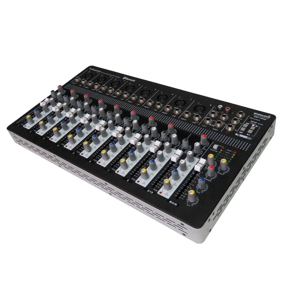 10 Channel Audio Sound Mixer Function Recording Mixing Console Effects USB Mix