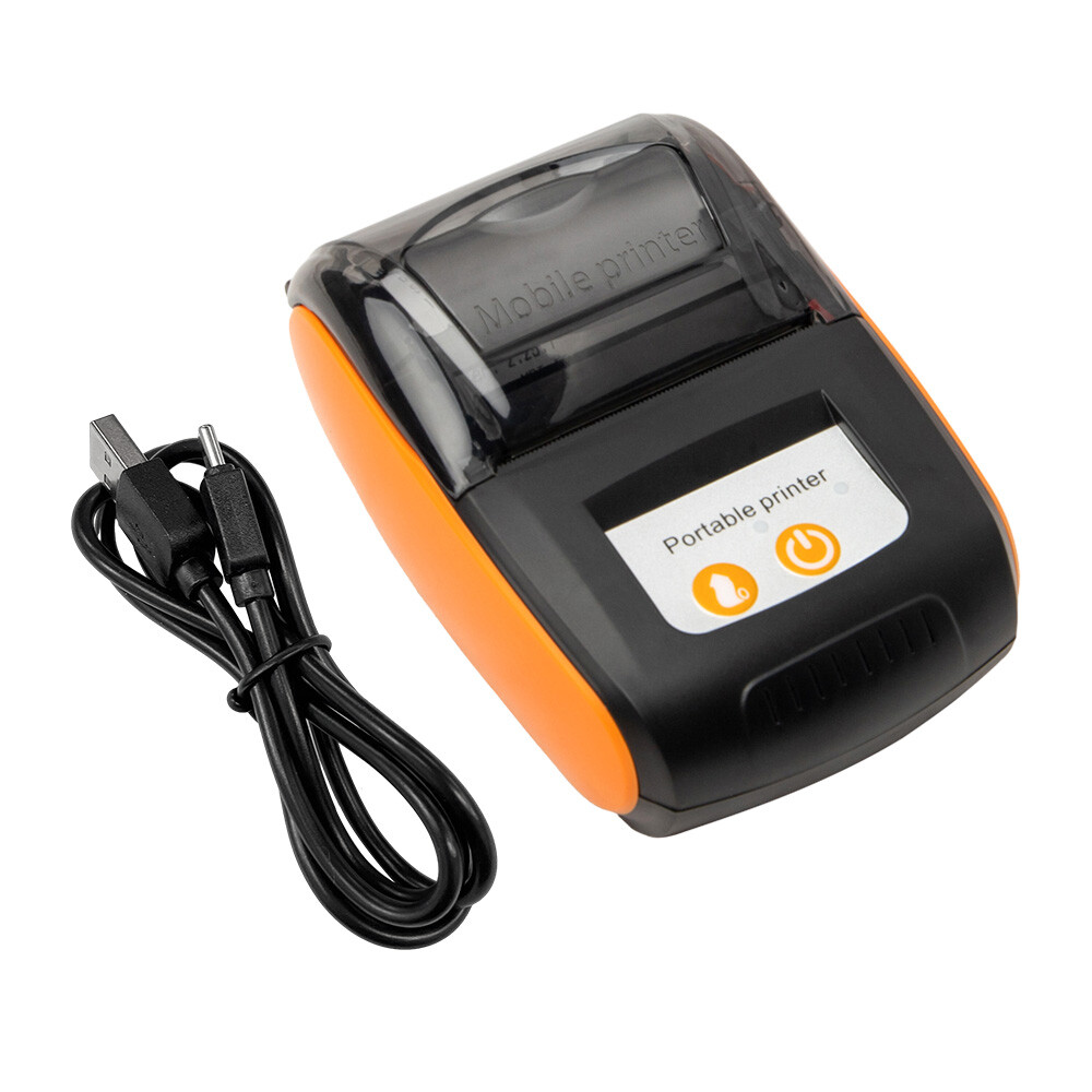 GOOJPRT 58mm Portable BT &USB Thermal Receipt Printer Mini Wireless Printer O7I9