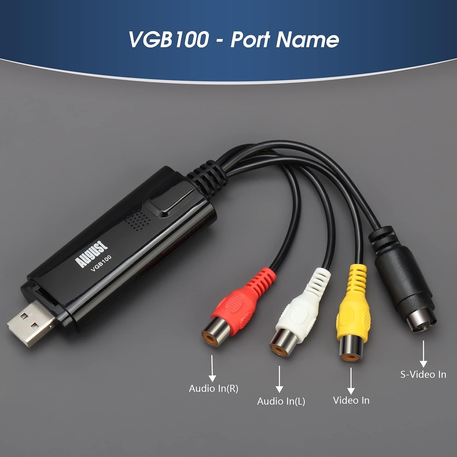 Digitize VHS Tapes Effortlessly – USB 2.0 Video Capture Device for Windows