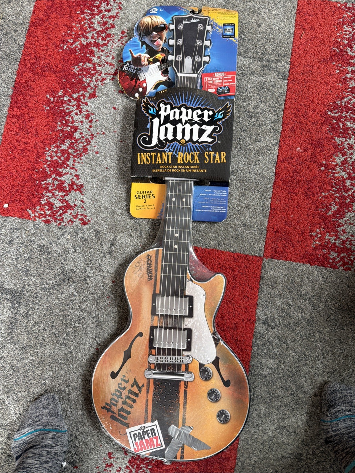 WowWee Paper Jamz Guitar Series 2 Guitar New & Sealed Bonus Songs  6211 NEW