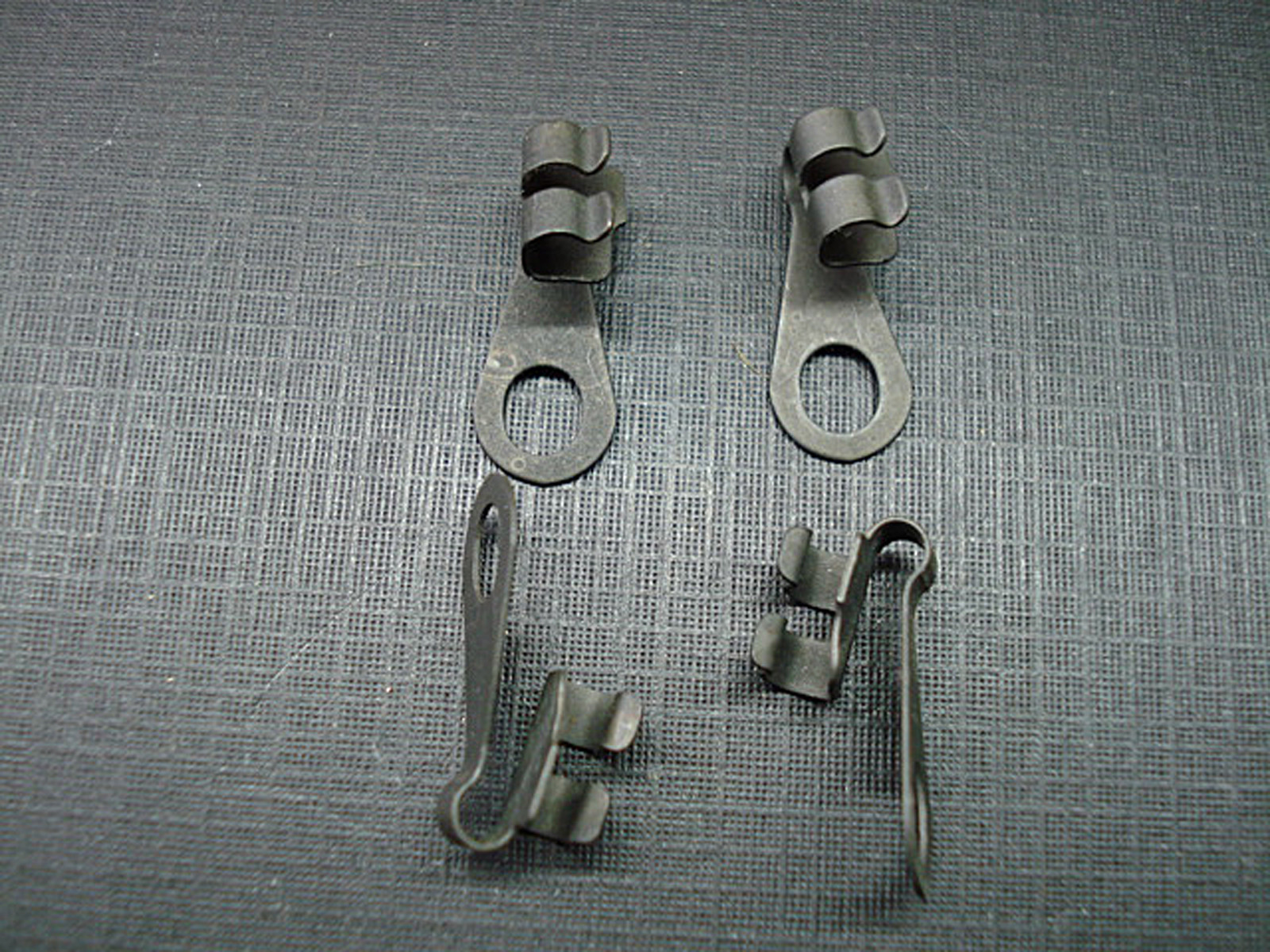 4 pcs 1960 1961 1963 1964 Ford Falcon door lock rod clips NORS B9AB-6421952-A