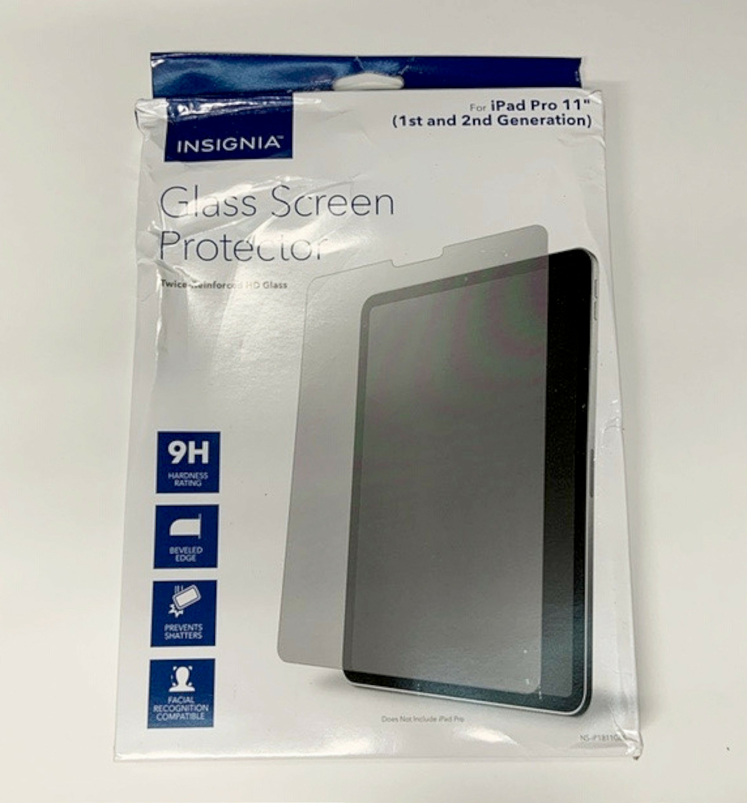 NEW Insignia NS-iP1811GLS Glass Screen Protector for Apple iPad Pro 11" 1&2 Gen