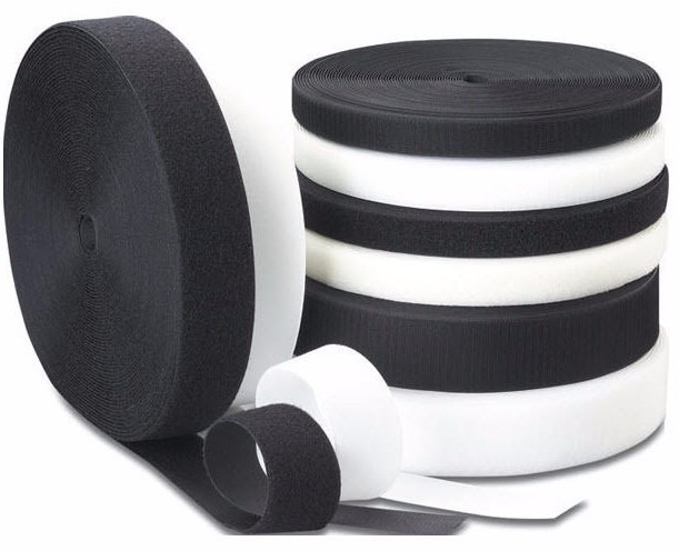 Hook and Loop sew-on black,white,red, beige, gray & hunter green ,10 or 27 yards