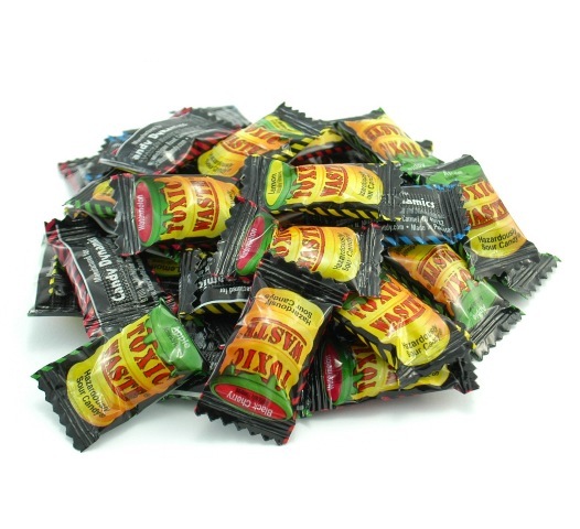 25 Pieces Toxic Waste Ultra Sour Candy - Assorted Flavors - Free Ship!