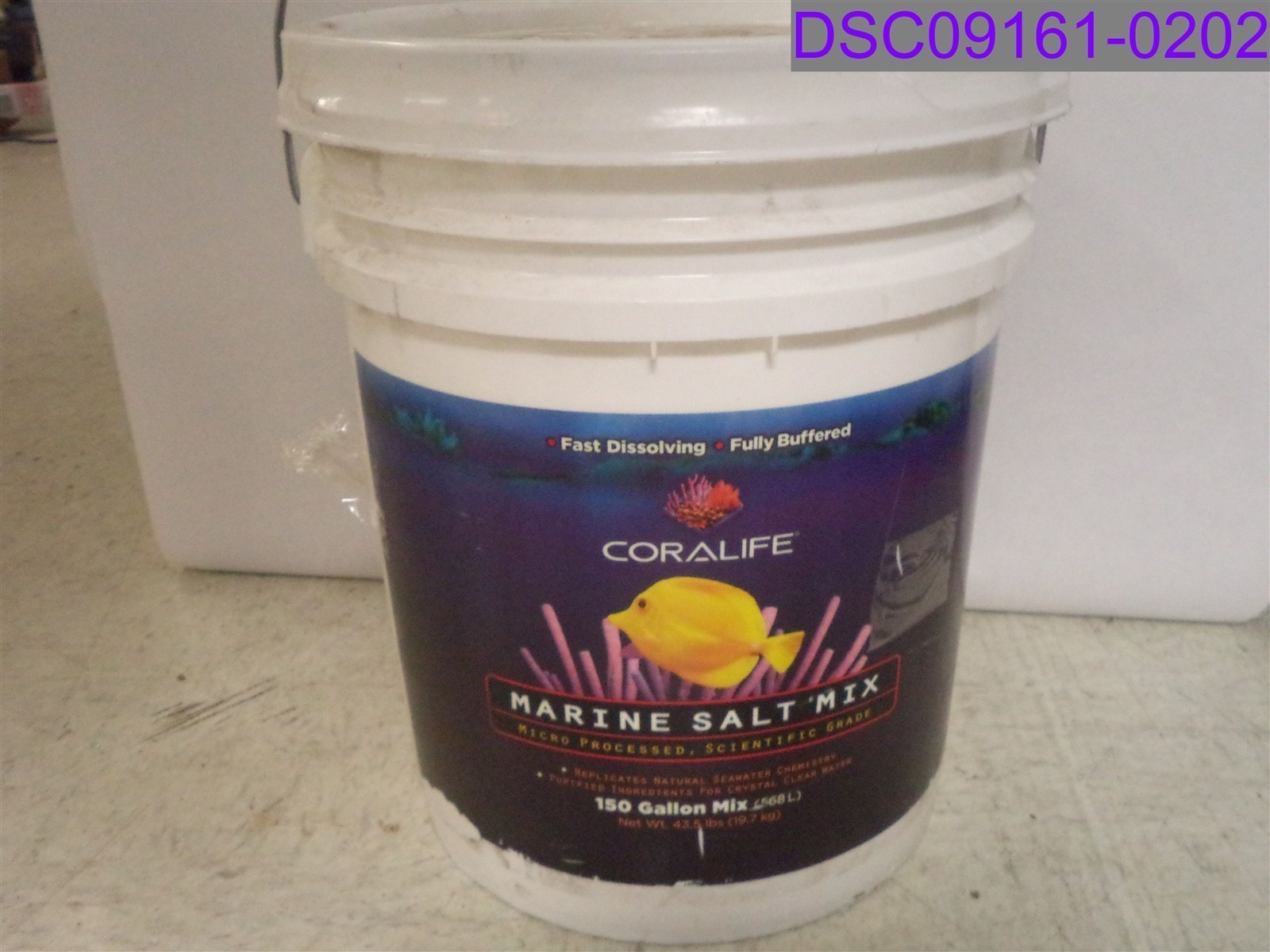 5 Gallon Bucket Coralife Marine Salt Mix 150 Gallon Mix P/N 81711
