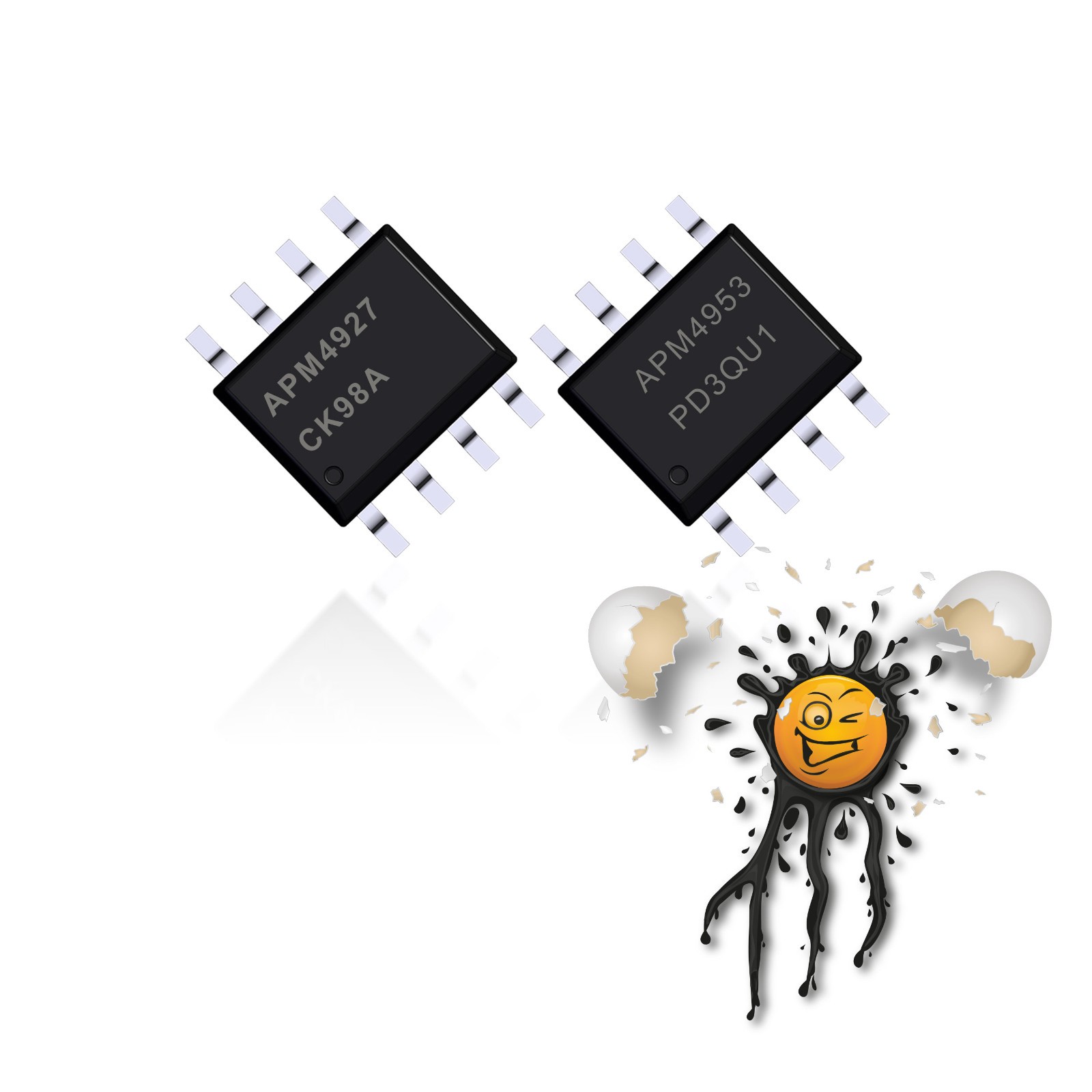 APM4953 APM4927 Dual P Channel Dual P Channel 30V SOP-8 MOSFET IC