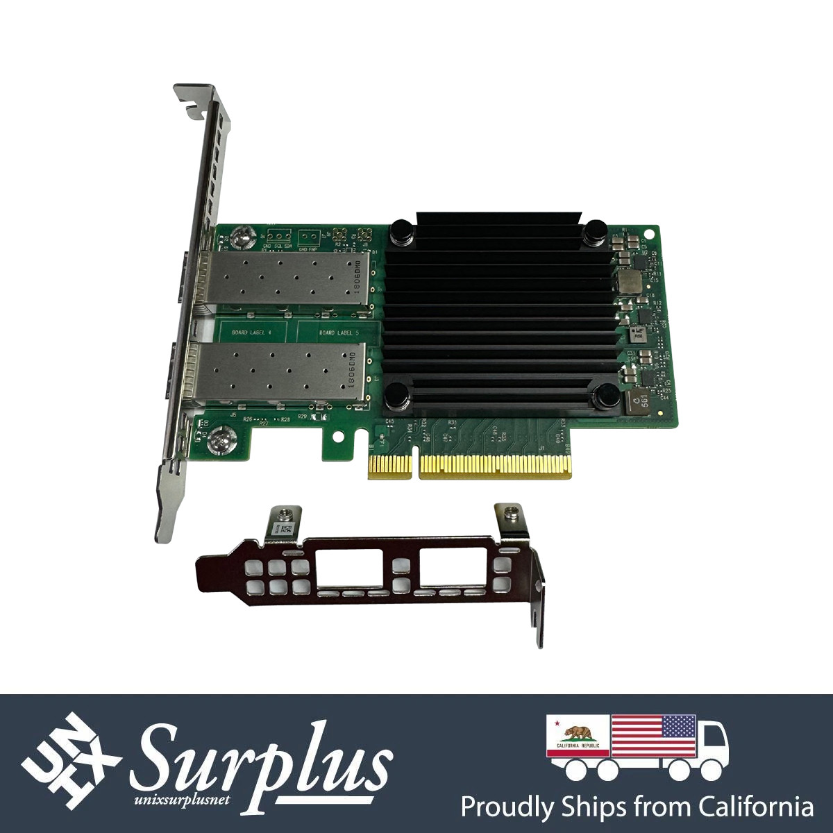 25GbE SFP28 Dual Port MCX621102AC-ADAT Mellanox ConnectX-6 DX High & Low Profile
