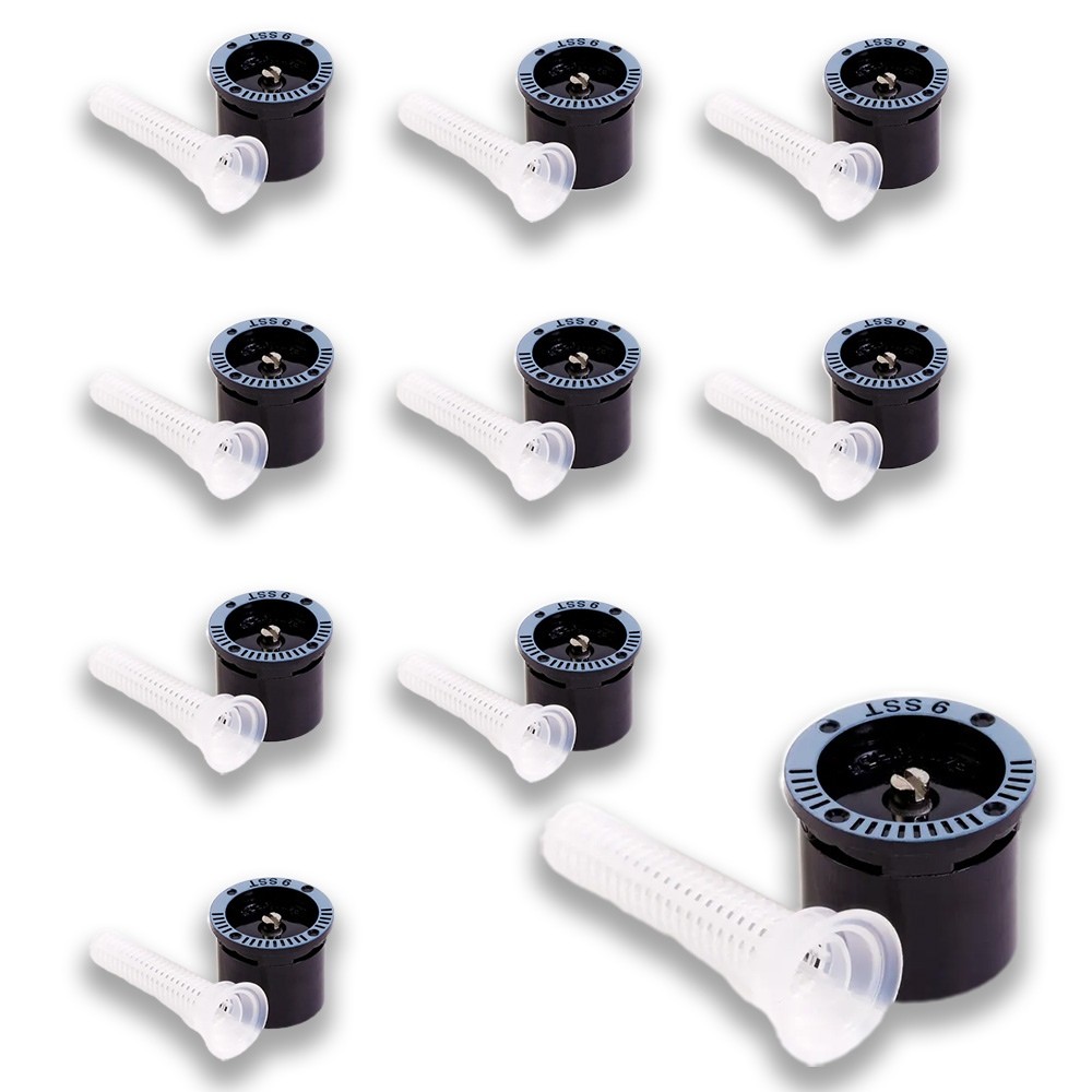 (10) Rain Bird 9SST MPR Spray Nozzle Side Strip Pattern 9'Wide x 18'Long