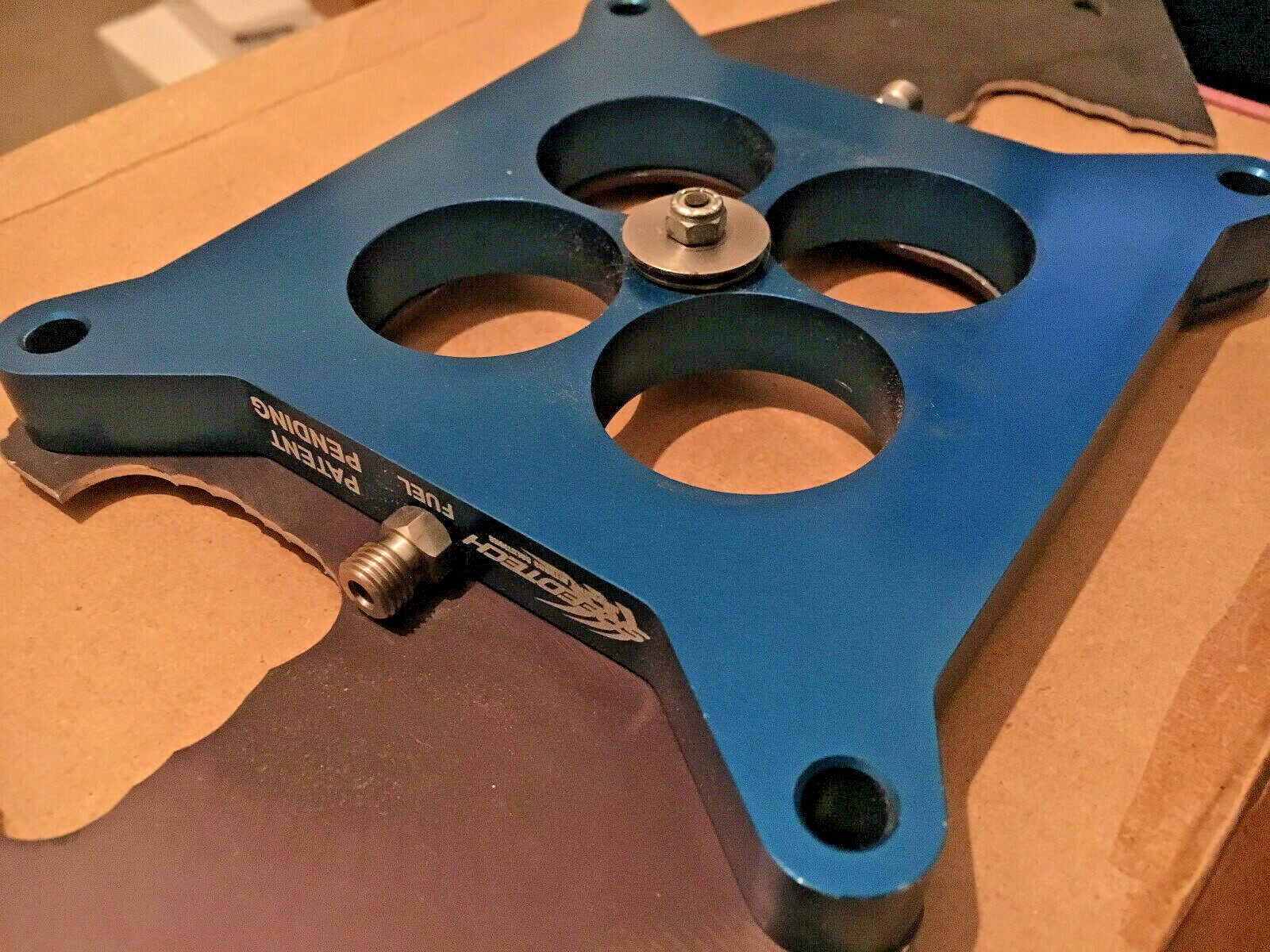 SPEEDTECH NITROUS PLATE 4150 Diffuser with mounting bracket N20 NOS USED