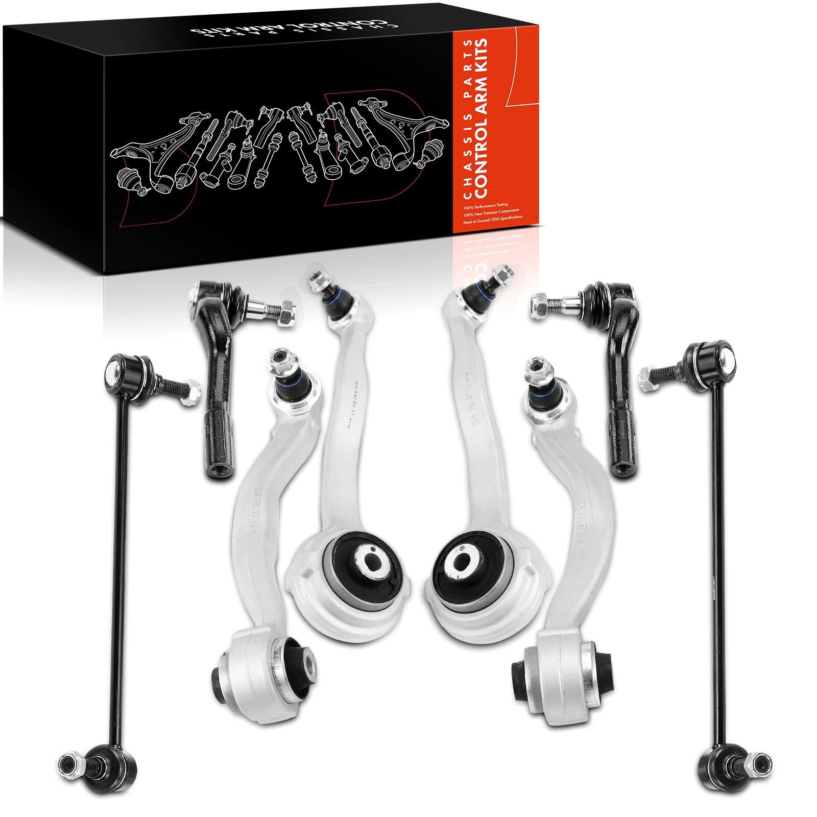 8x Front Control Arm w/Ball Joint Sway Bar Link for Mercedes-Benz C300 C350 RWD