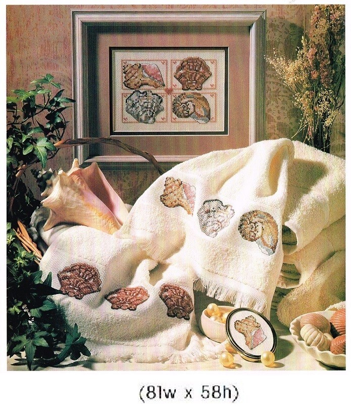 TREASURES OF THE SEA   CROSS STITCH PATTERN  ONLY  -  TL   VUW