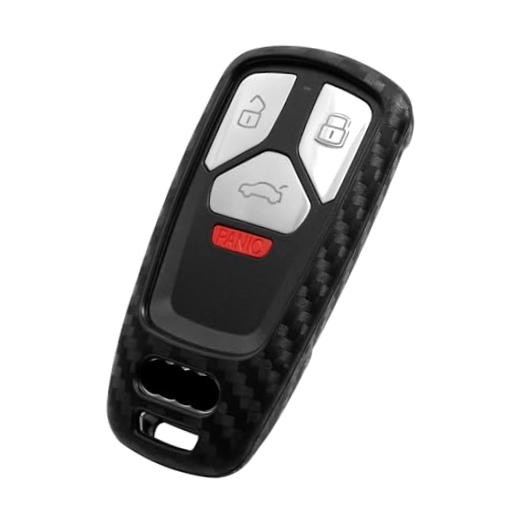 Key Fob Case Carbon Fiber Type-C Uni Button ADC Carbon Fiber Black (1 Pc)
