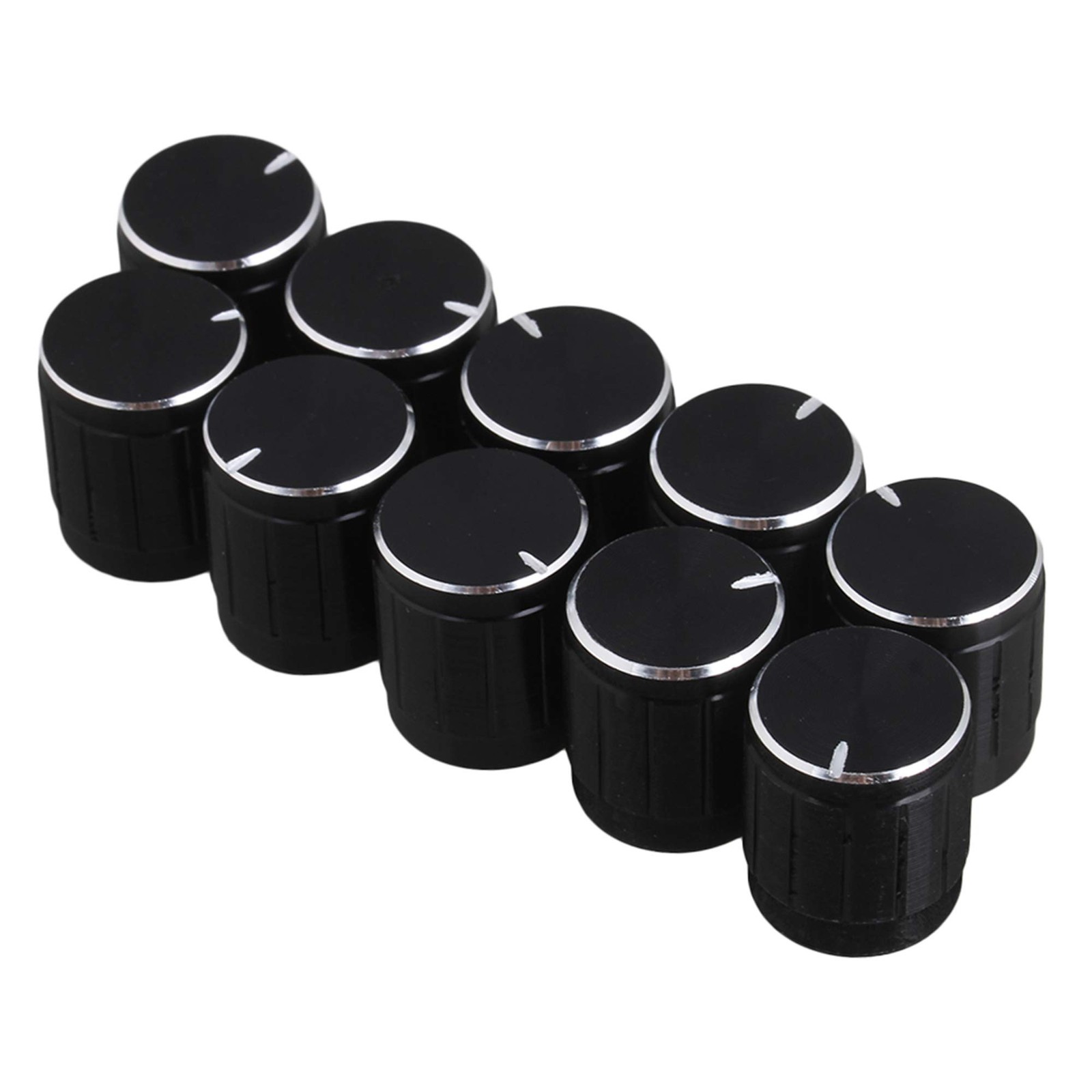 Volume Control Rotary Potentiometer Knobs 6mm Replacement Guitar Parts  10 Pack