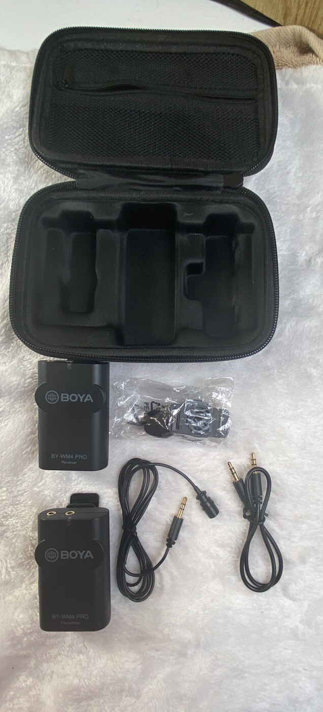 BOYA BY-WM4 Pro Digital Wireless Microphone Kit Transmitter/Receiver DualChannel