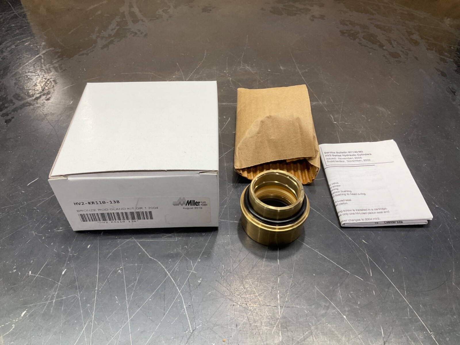 Miller Fluid Power HV2-KR110-138 Bronze Rod Gland Kit New #08A94PR2