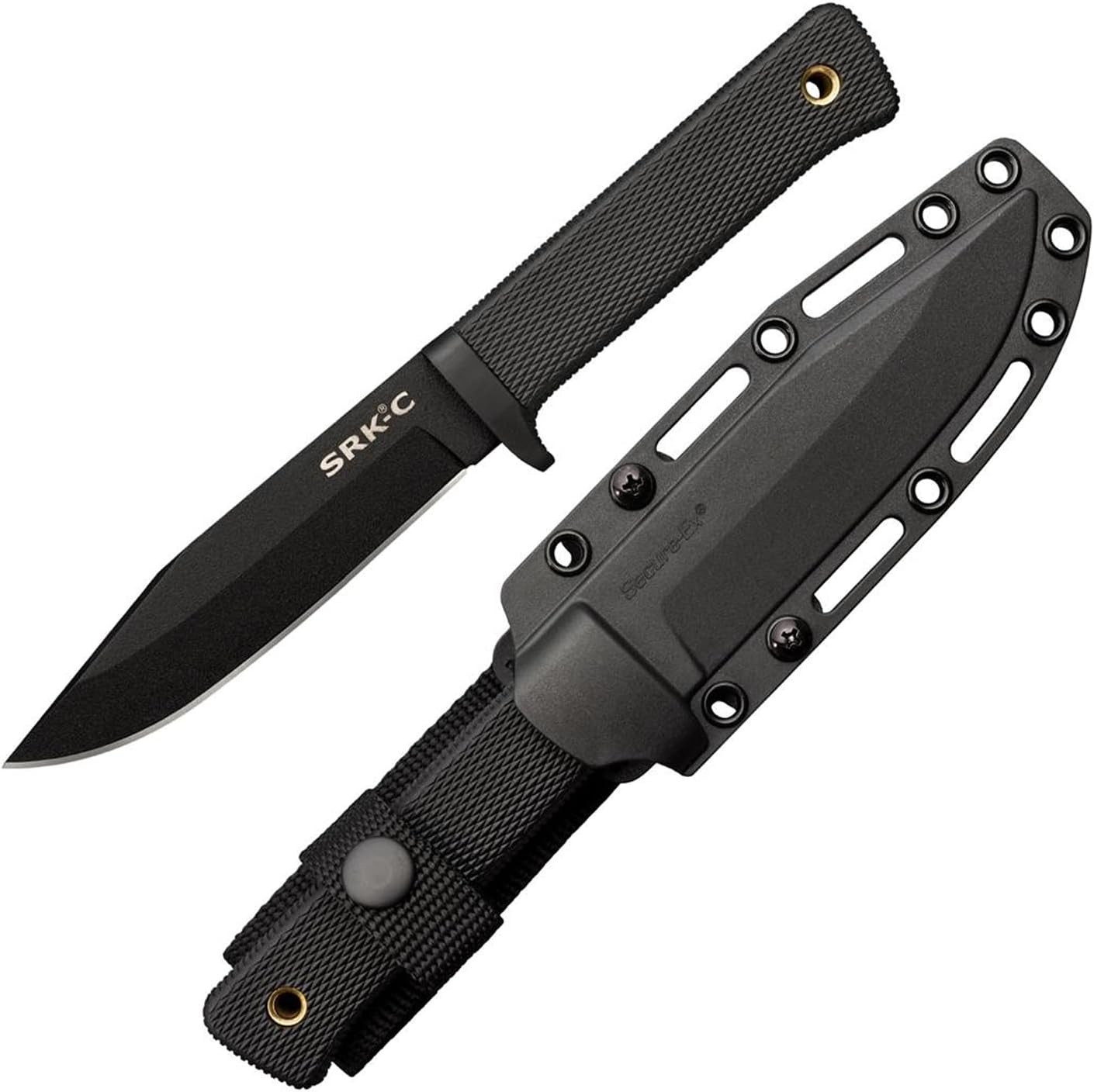 SRK Compact 5" SK-5 Clip Point Razor-Sharp Blade 4.5" Durable Kray-Ex Handle Tac