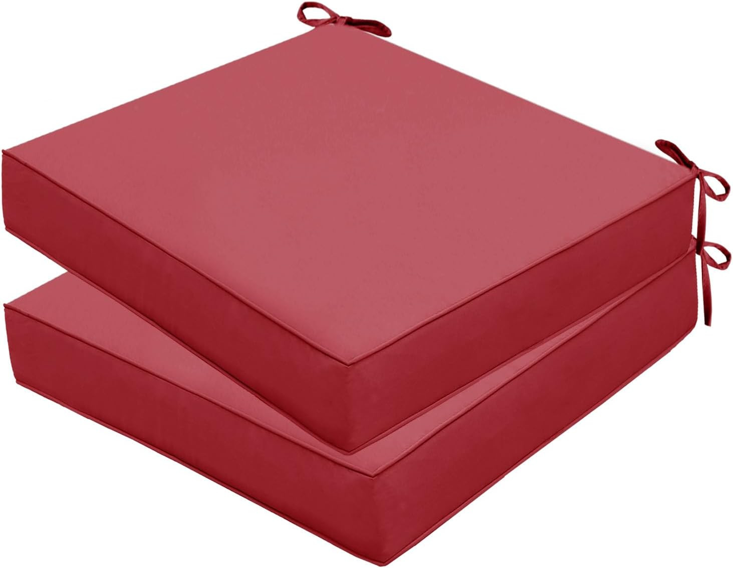 Outdoor Chair Cushions Set of 2 -Waterproof Outdoor Seat Cushions for Patio Furn