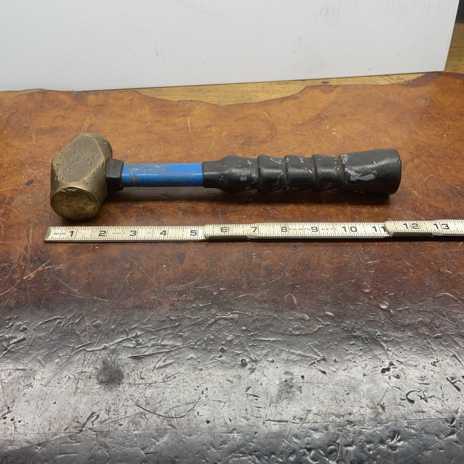 Armstrong Brass Hammer - Fiberglass Handle Made In USA