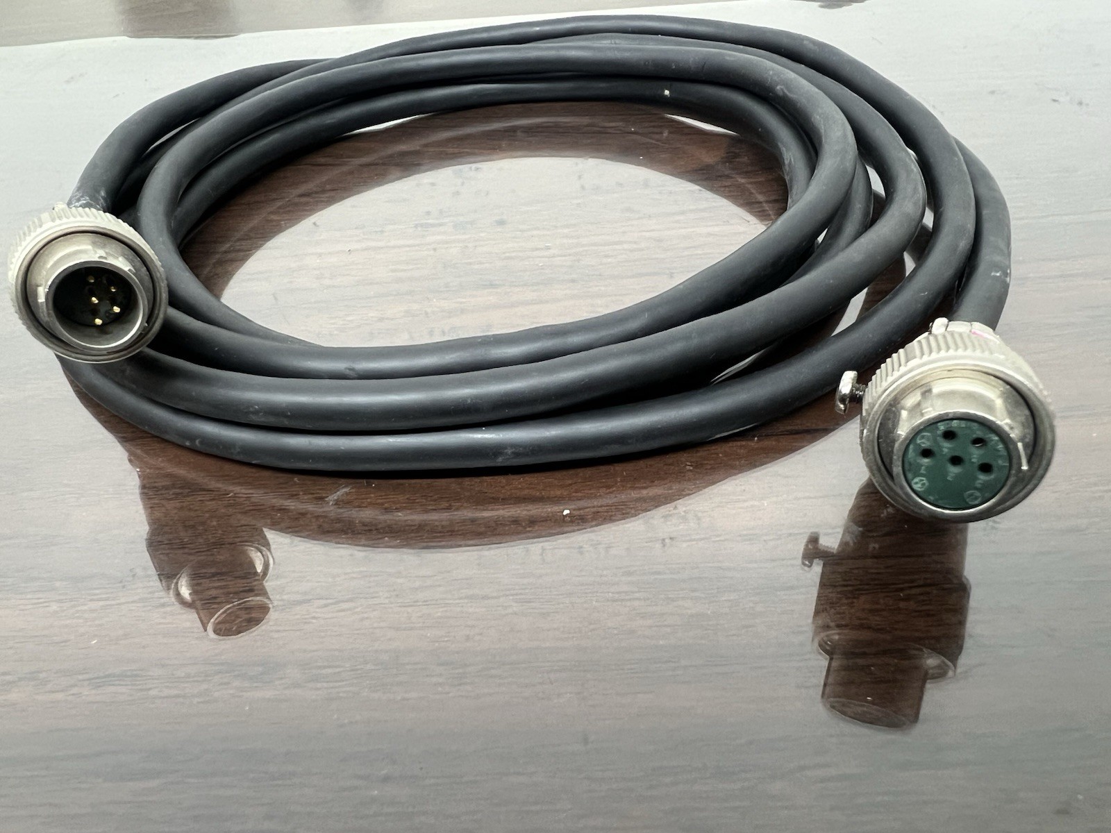 Ikegami 12V AC Power Cable 10.5 Ft - 5 Pin Male To 5 Pin Female Video, Camera