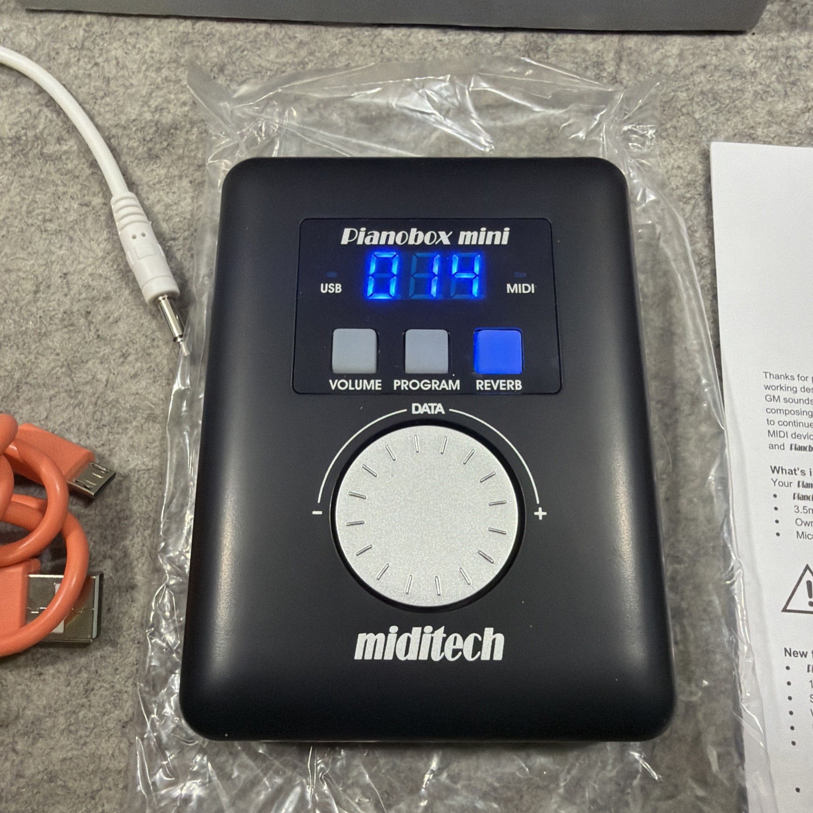 Miditech Pianobox Mini General MIDI Sound Module