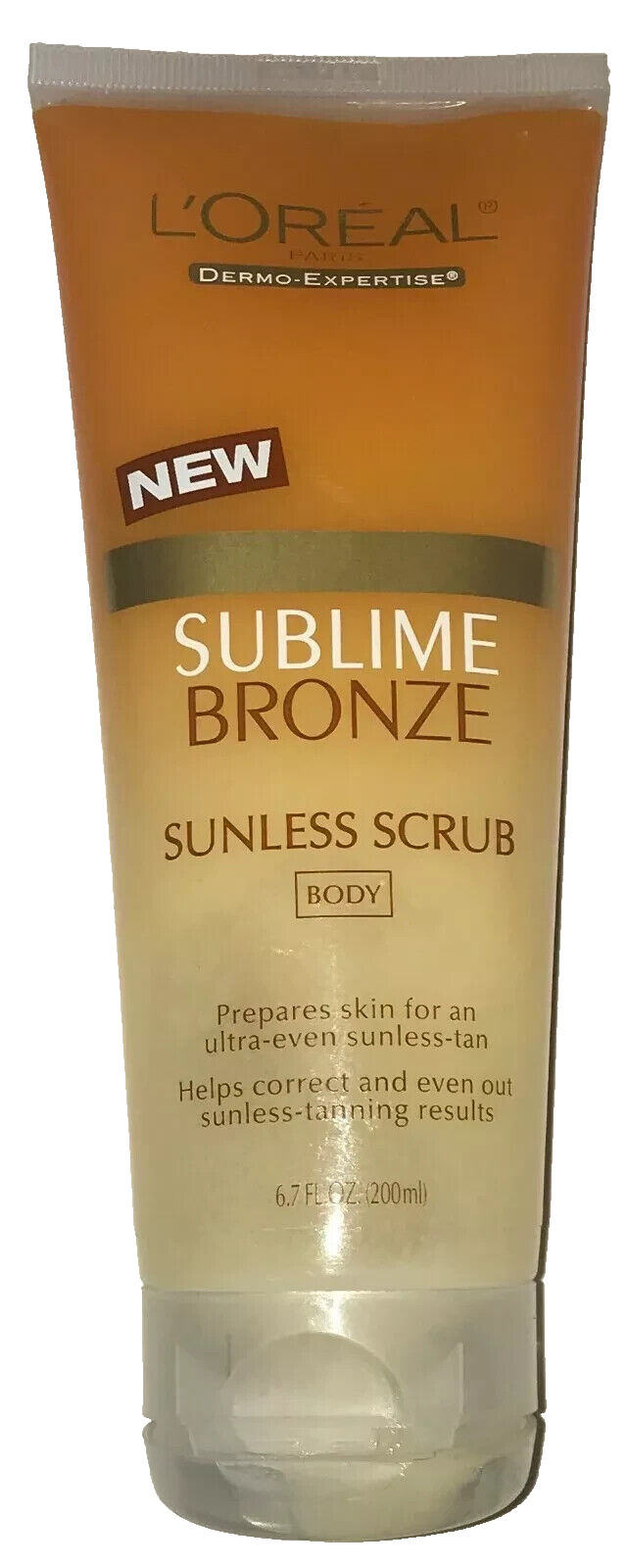 NEW L'Oréal Sunless Sublime Bronze Body Scrub - 6.7 Oz
