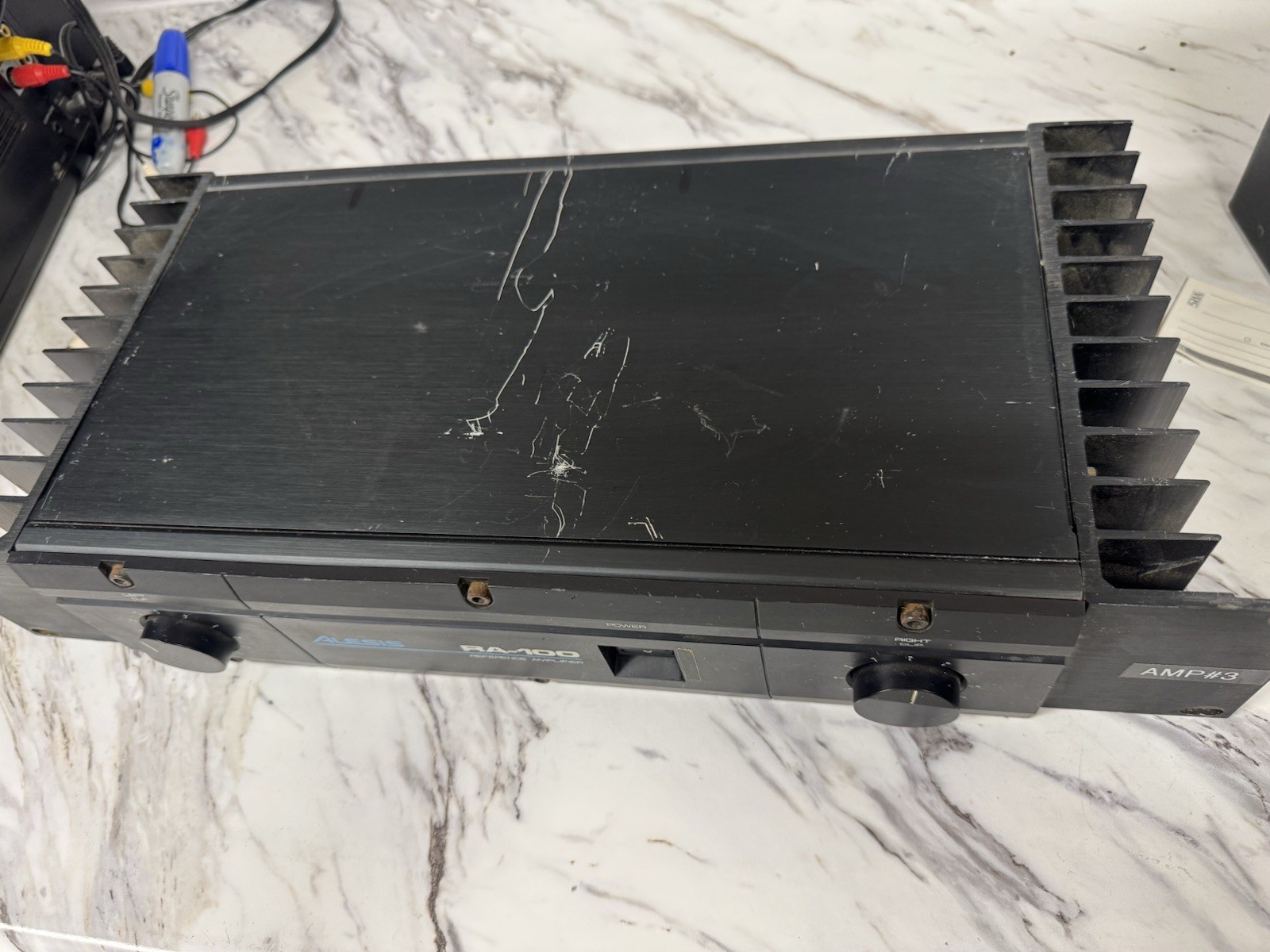 Alesis RA-100 Reference Amplifier Power Amp Works And Sounds Good
