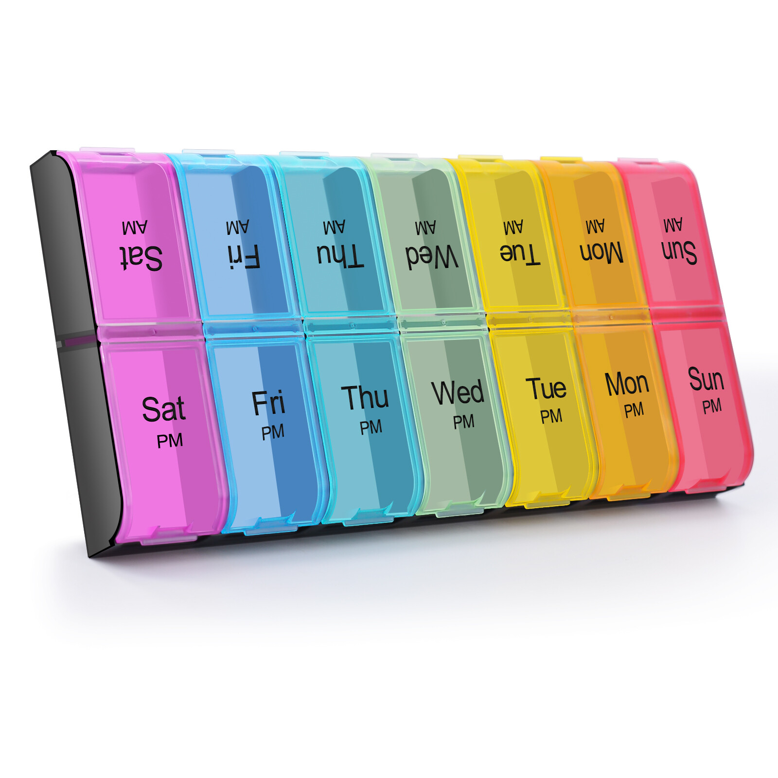Weekly Pill Organizer Pill Box Case Twice a day Big Size Medicine Case 7 Day