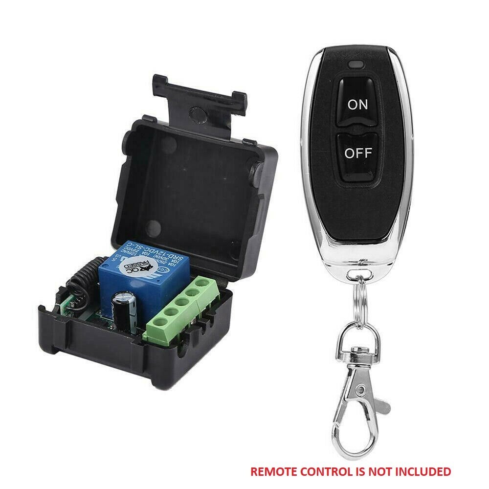 DC 12V 1CH Relay Receiver RF Transmitter 433Mhz Wireless Switch