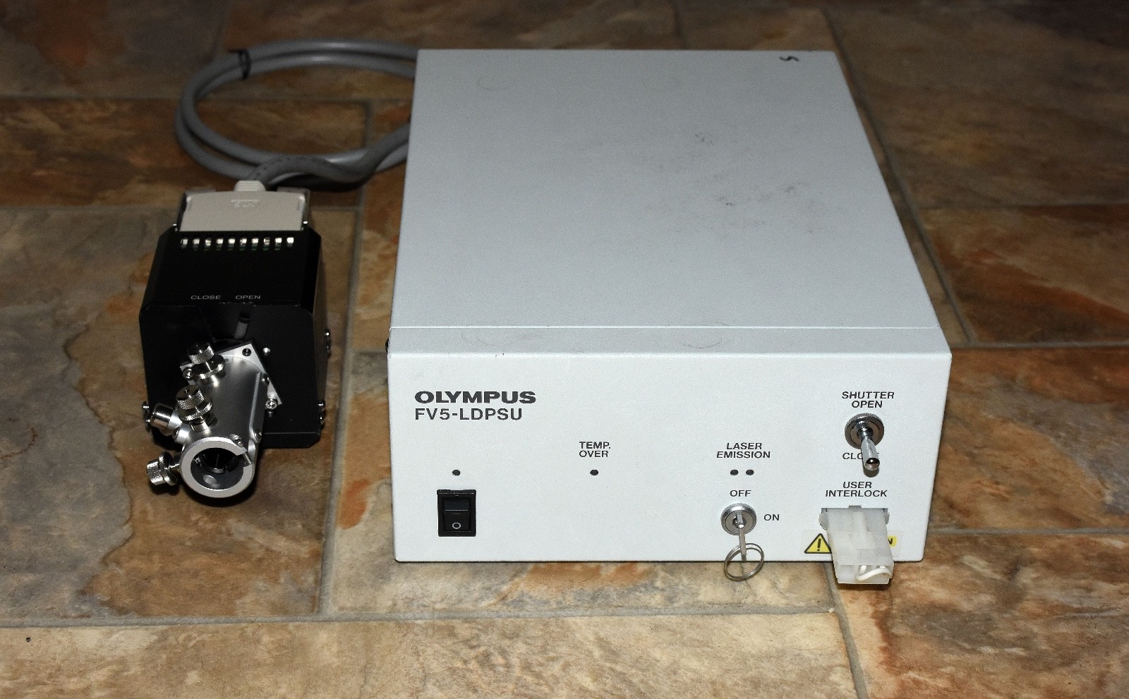 Olympus FV5-LD405 Confocal Laser 405nm UV Purple 35mW w/ FV5-LDPSU Power Source